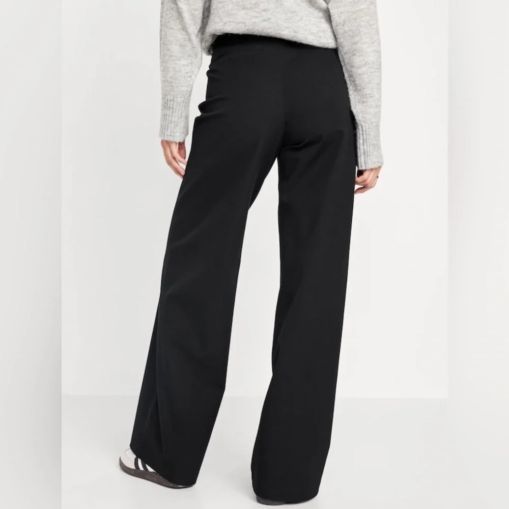 NWOT! Black High-Waisted Pull-On Pixie Wide-Leg Pants for Women - Multiple 🩶🩶 - Picture 2 of 8